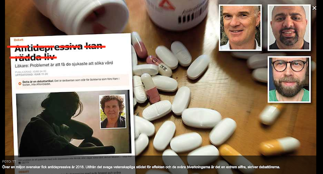 Antidepressiva gör mer skada än nytta