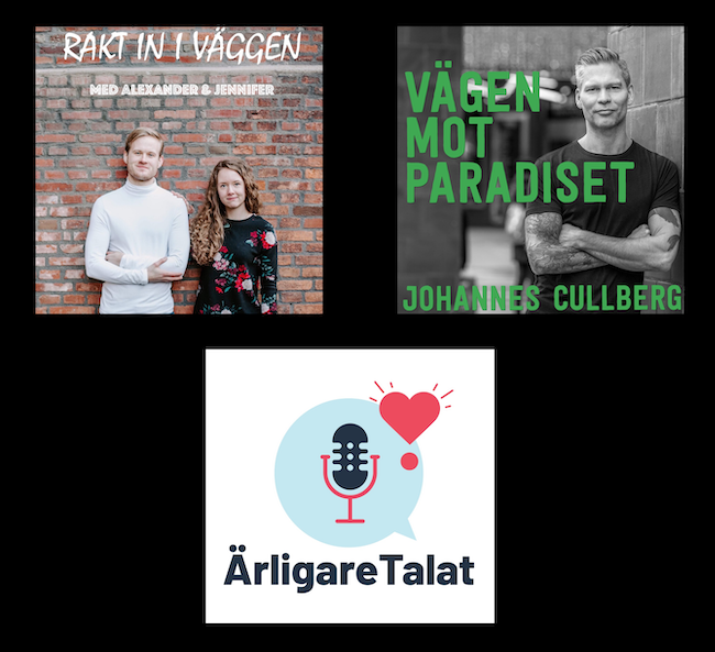 Gäst i olika poddar