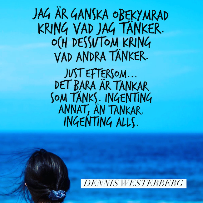Tankar som tänks