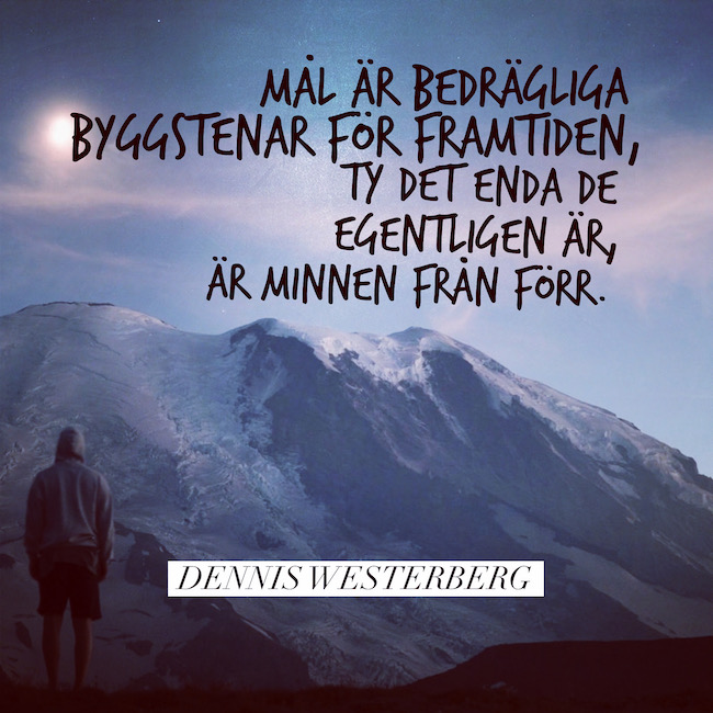 Vägra sätta mål