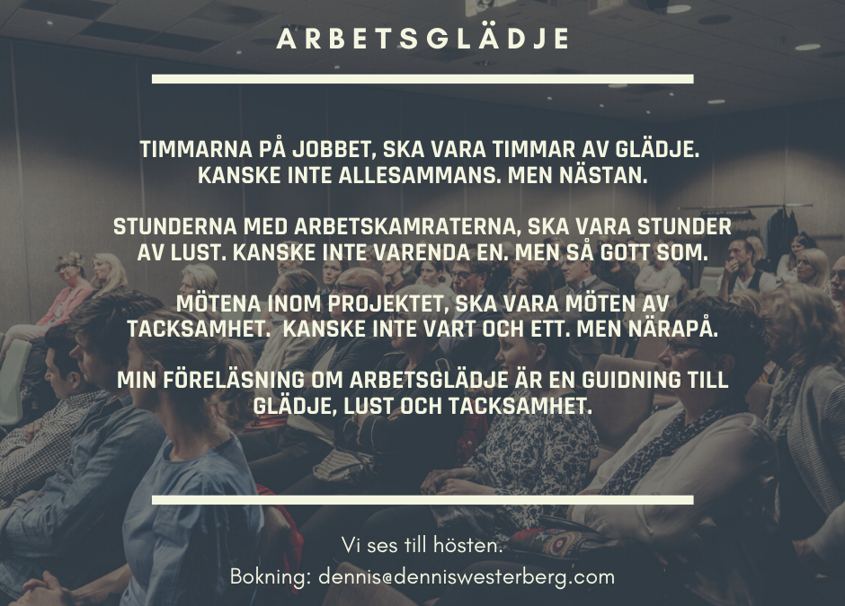 Timmarna på jobbet…