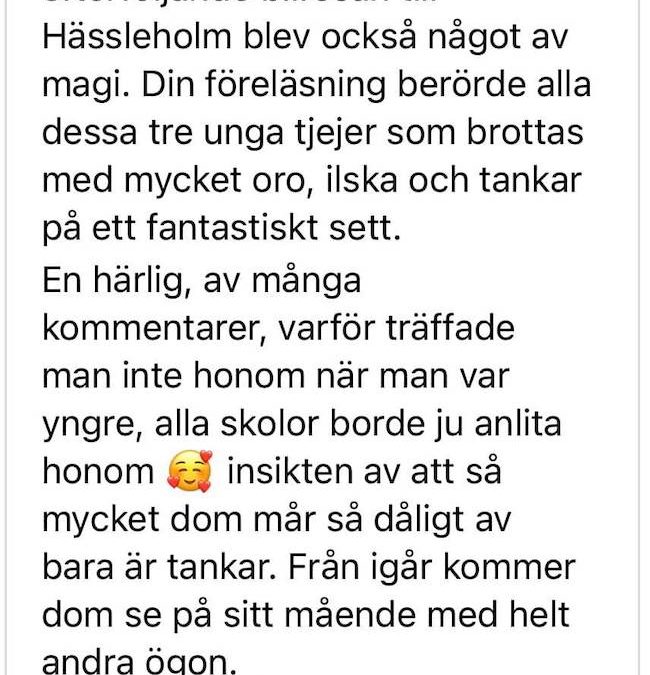 Vaknade till detta…