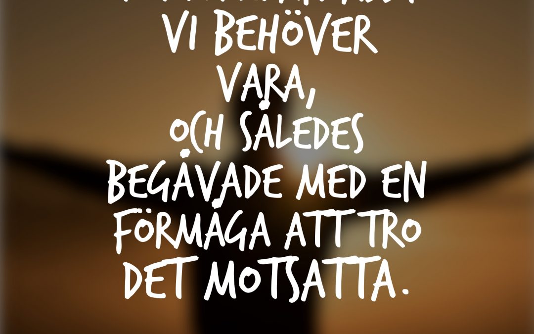 Ett faktum som kan ställa till det…