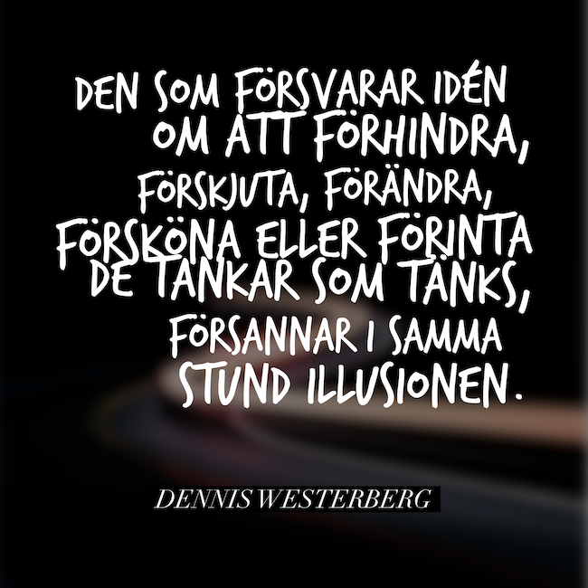 Att försanna illusionen