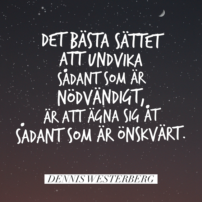 Nödvändigt eller önskvärt?