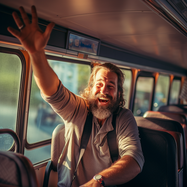 ”Som busschaufför…”