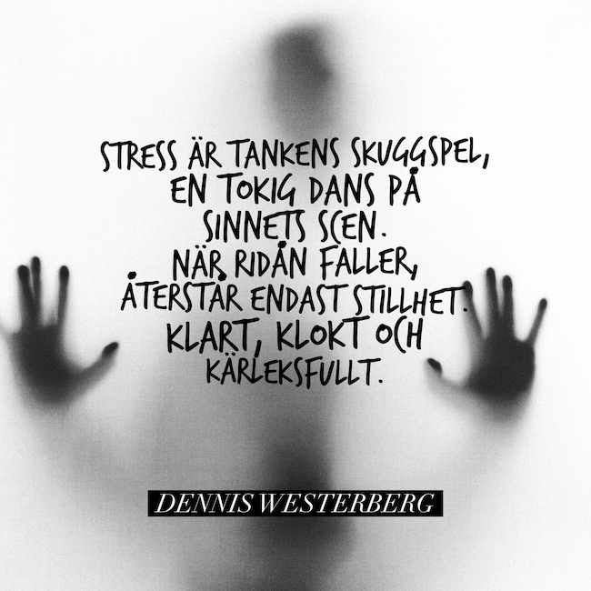 Stress; en tokig dans på sinnets scen