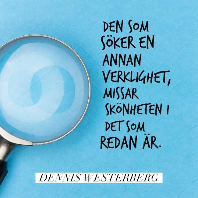 Sökandet gör dig blind