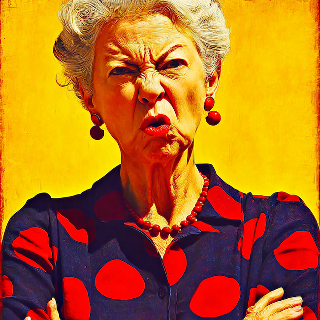 Att vara bestämd är inte samma sak som att vara hård